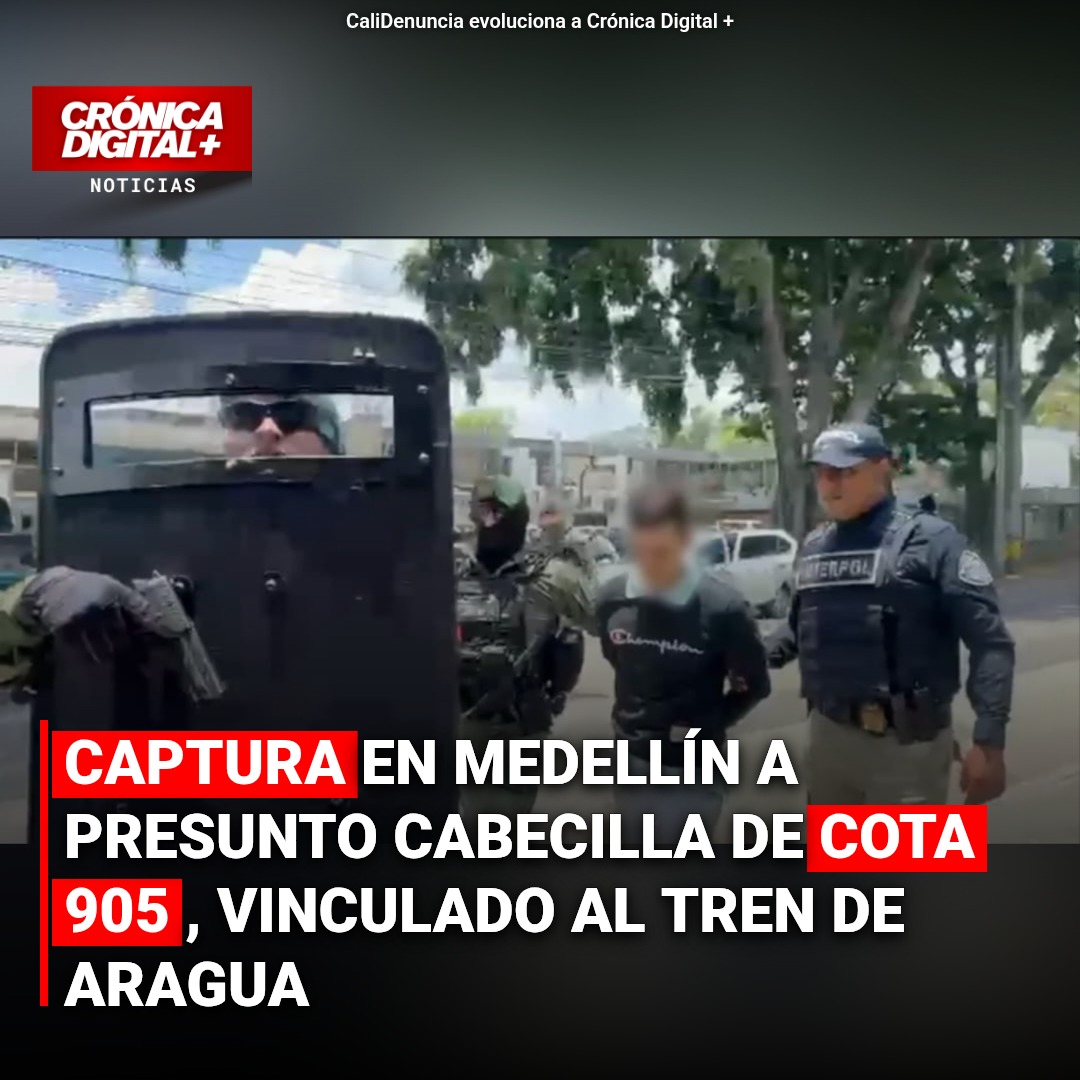 Capturan en Medellín a Cleiver Windeiker Rondón Gutiérrez, cabecilla de Cota 905