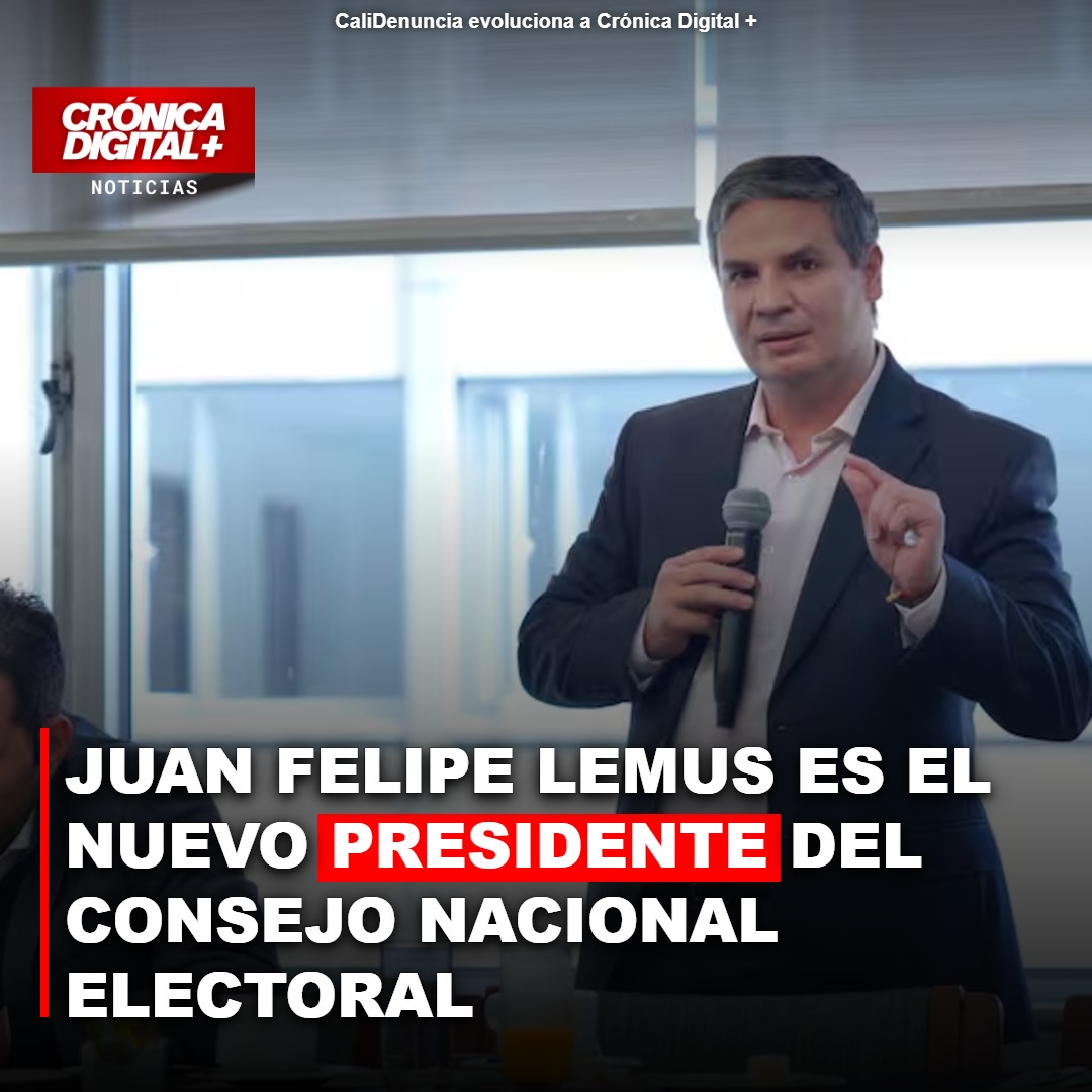CNE elige a Juan Felipe Lemus como presidente y José Antonio Parra vicepresidente