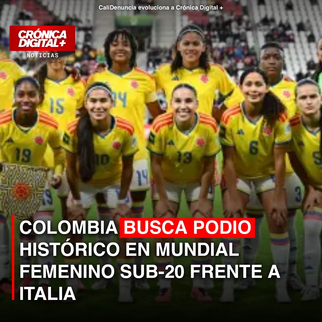 Colombia busca podio inédito en Mundial Femenino Sub-20 contra Italia