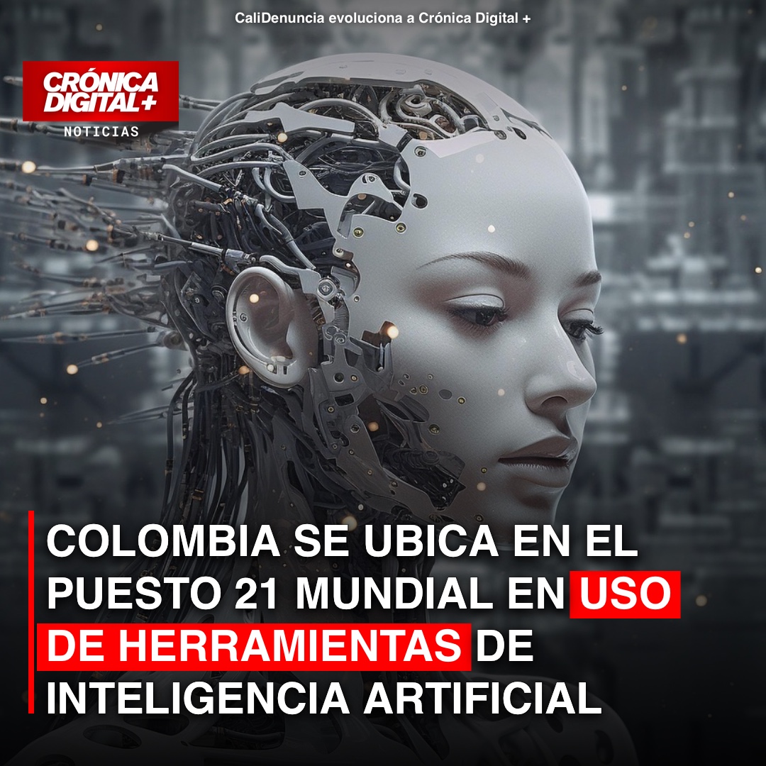 Colombia, puesto 21 global en uso de herramientas de Inteligencia Artificial