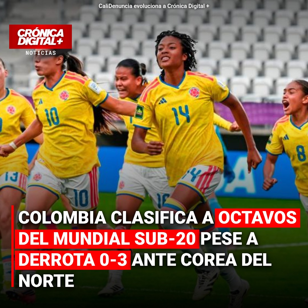 Colombia Sub-20 Femenina Avanza a Octavos del Mundial Pese a Derrota