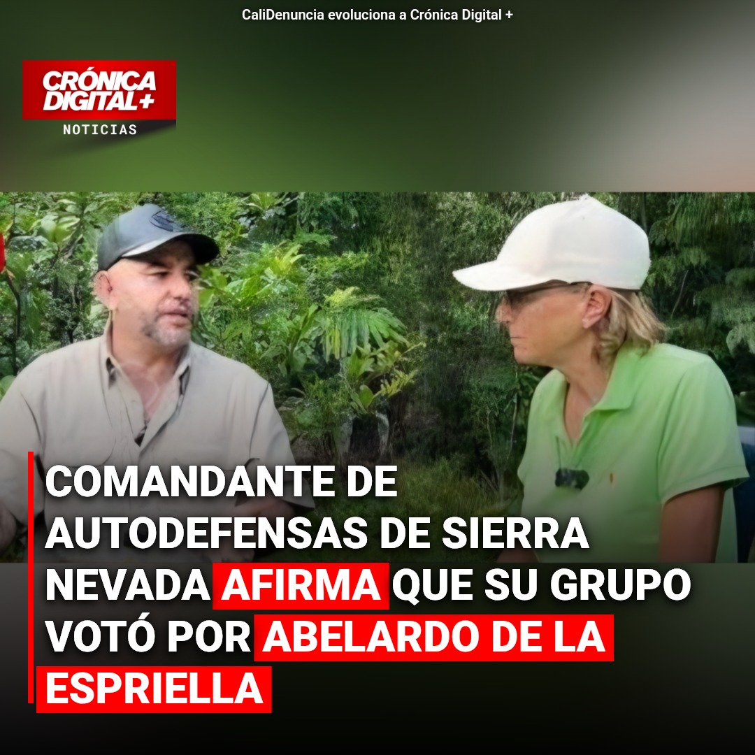 Comandante paramilitar revela respaldo electoral a De la Espriella