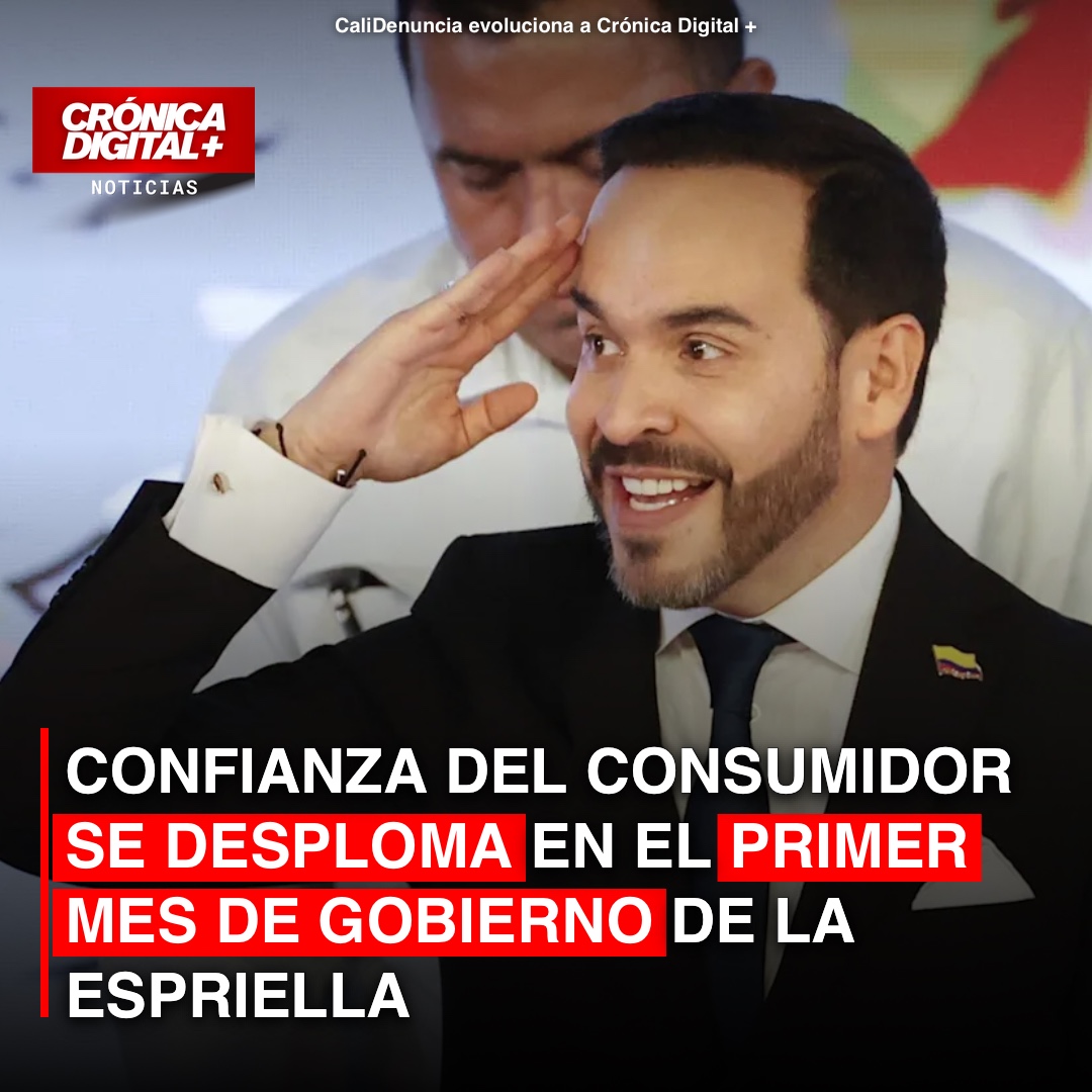 Confianza del consumidor colombiano se desploma con nuevo gobierno
