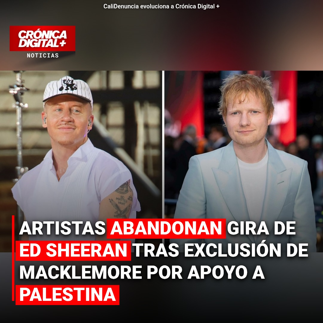 Conflicto Israel-Palestina fractura gira de Ed Sheeran