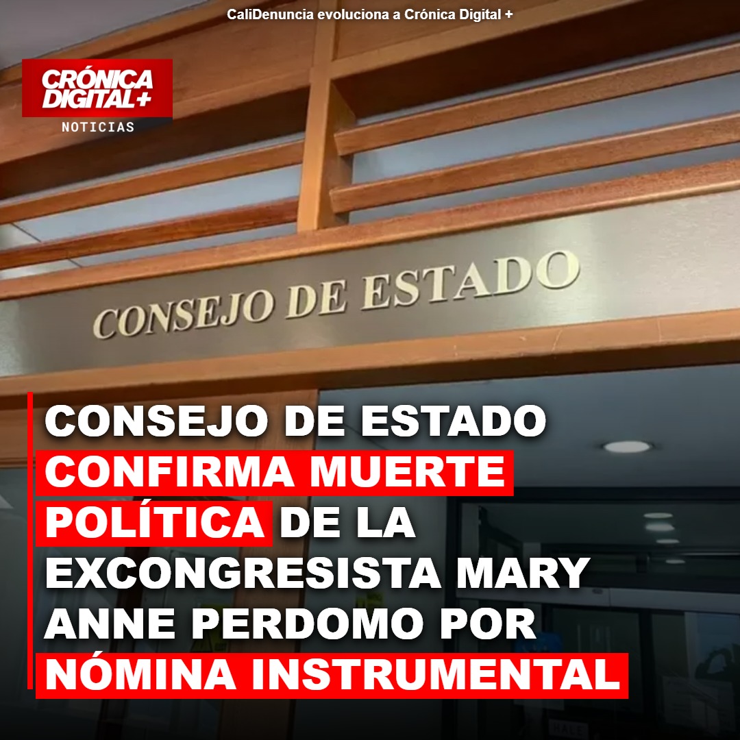 Consejo de Estado Sella Muerte Política de Excongresista Mary Anne Perdomo