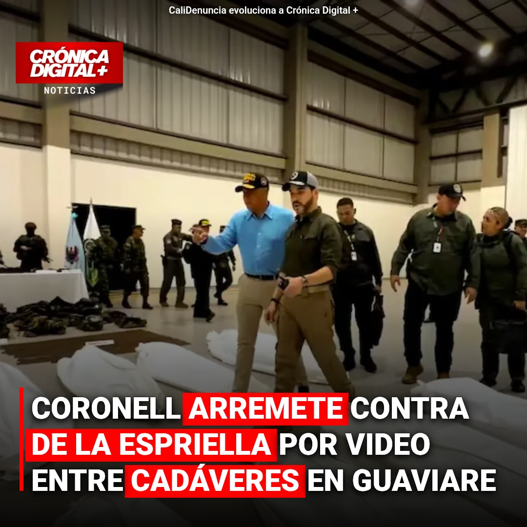 Coronell arremete contra De La Espriella por video entre cadáveres