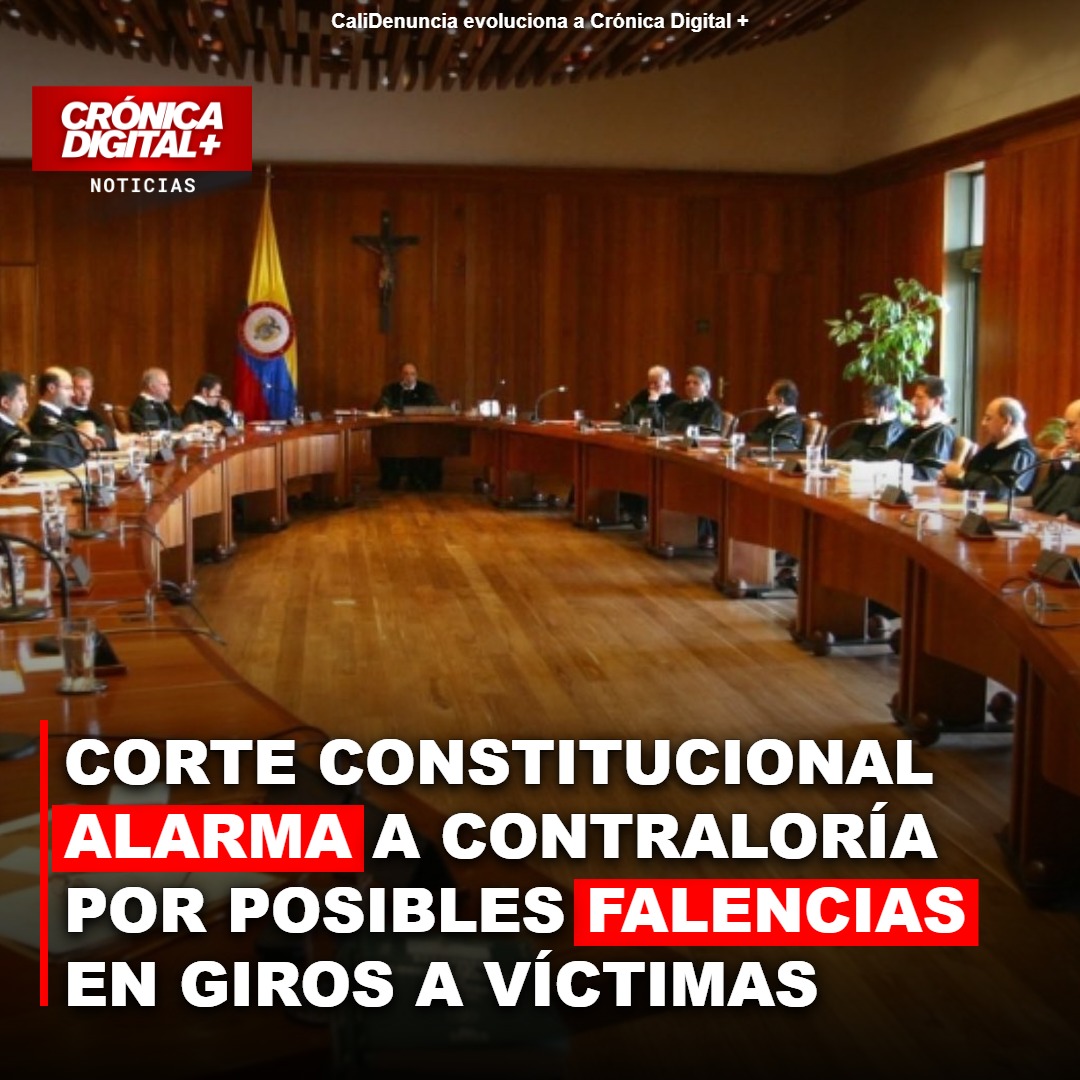 Corte Constitucional alerta a Contraloría por fallas en giros a víctimas