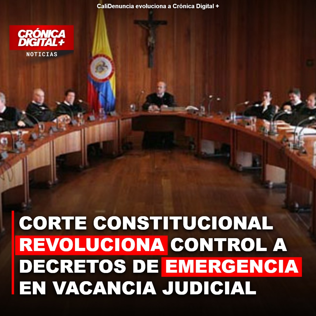 Corte Constitucional: control a decretos de emergencia no espera la vacancia