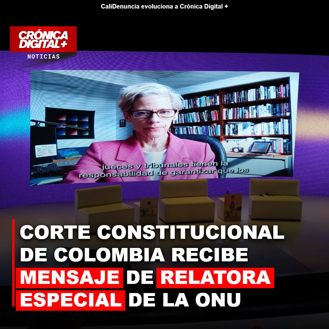 Corte Constitucional de Colombia recibe mensaje de Relatora Especial de la ONU