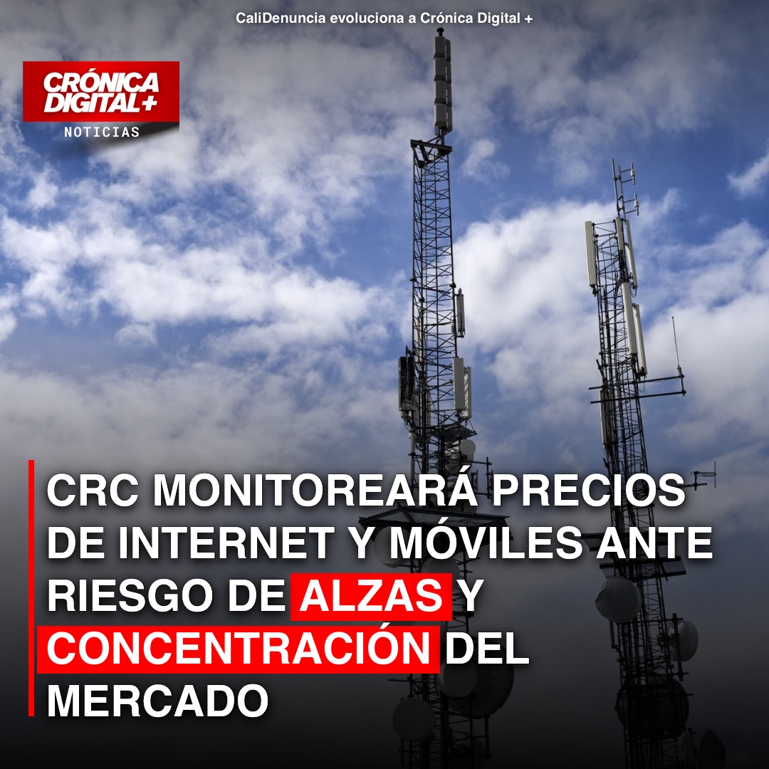 CRC monitorea precios de internet y móviles por riesgo de alza
