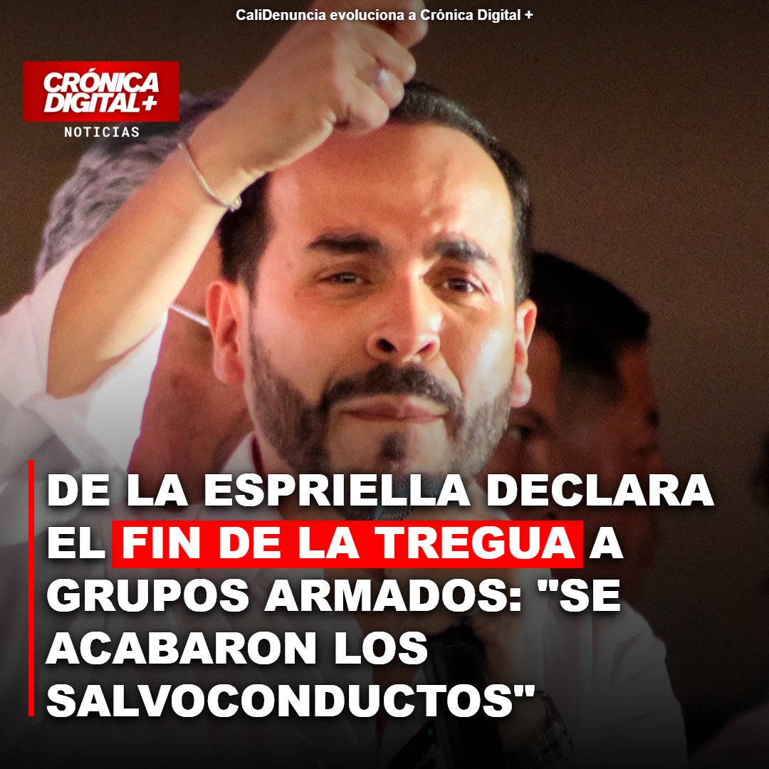 De La Espriella finaliza tregua: «Se acabaron los salvoconductos»