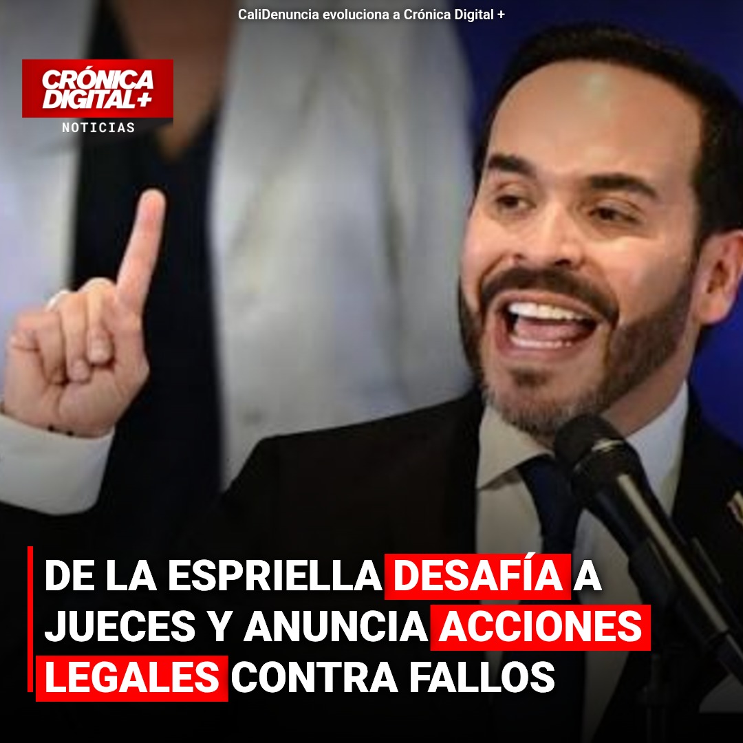 De la Espriella impugnará fallos judiciales que limitan su estrategia de seguridad