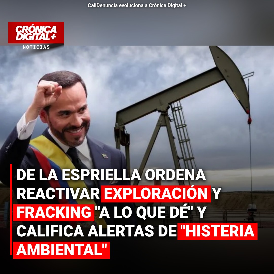 De la Espriella impulsa exploración con fracking y critica «histeria ambiental»