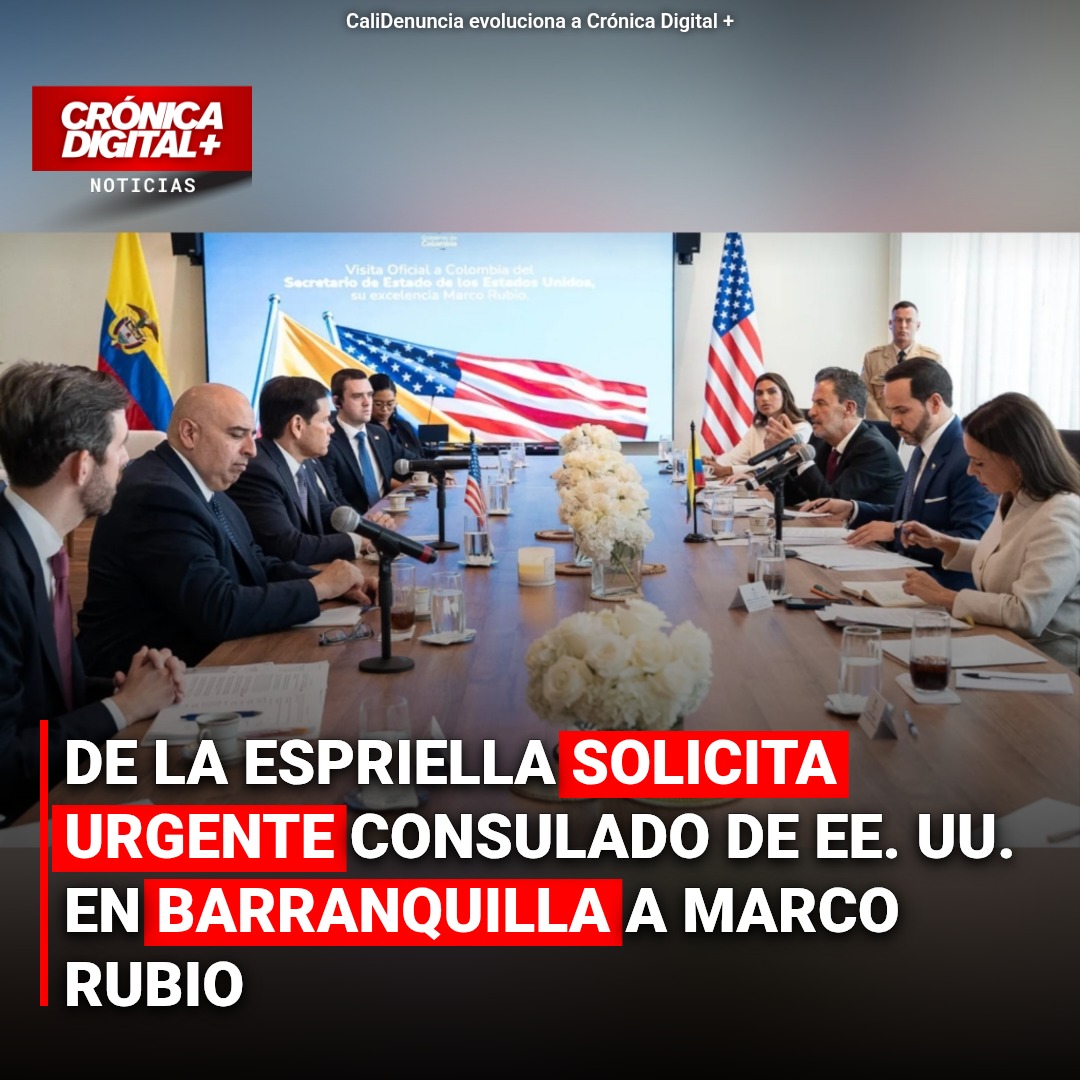 De la Espriella pide a Marco Rubio consulado en Barranquilla