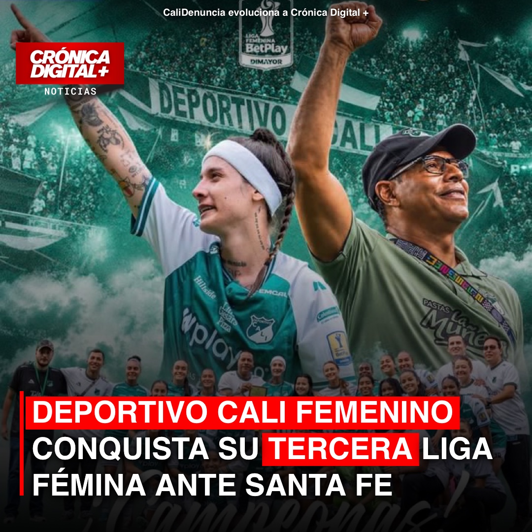 Deportivo Cali Femenino logra tricampeonato en la Liga Femenina