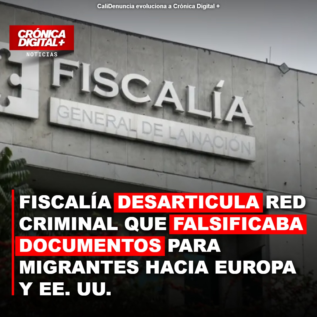 Desmantelan red criminal que falsificaba documentos para migración irregular desde Colombia