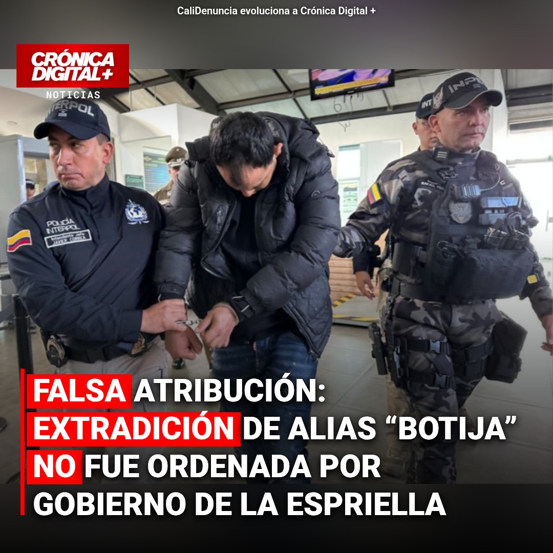 Desmienten extradición de alias «Botija» por Abelardo de la Espriella