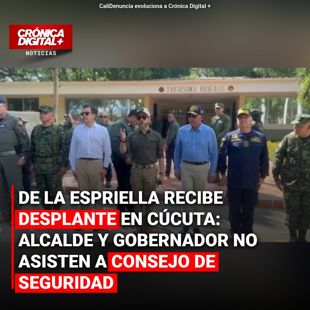 Desplante presidencial en Cúcuta: Alcalde y Gobernador ausentes en seguridad