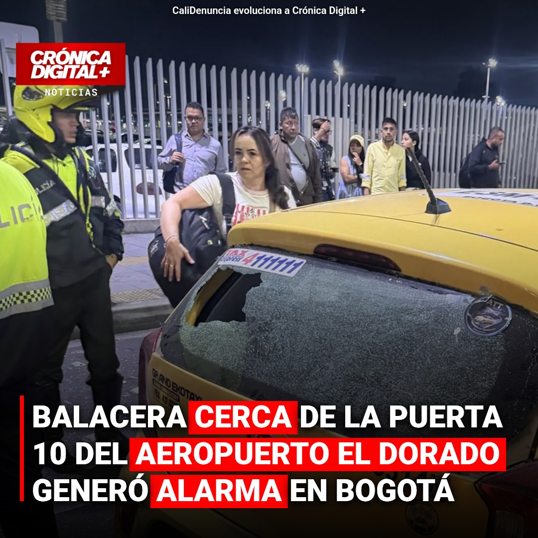 Detonaciones cerca de El Dorado generan alarma en Bogotá