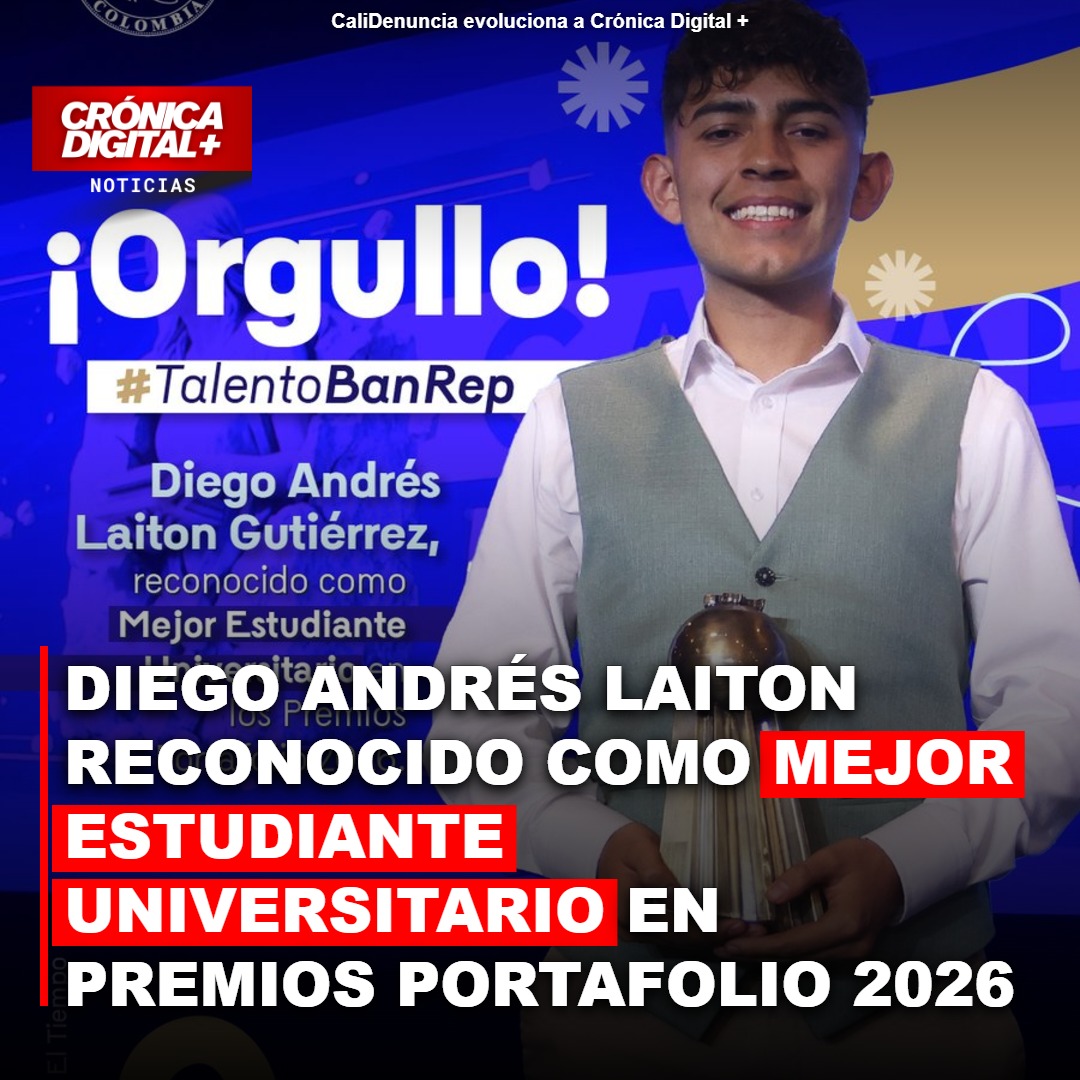 Diego Andrés Laiton reconocido como Mejor Estudiante Universitario en Premios Portafolio 2026