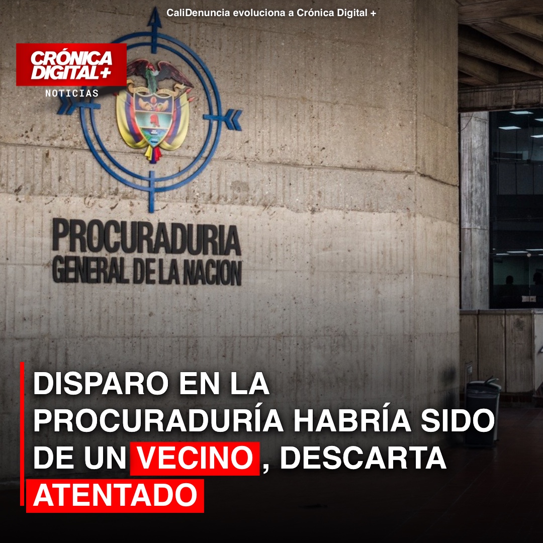 Disparo en Procuraduría: Vecino involucrado, atentado pierde fuerza