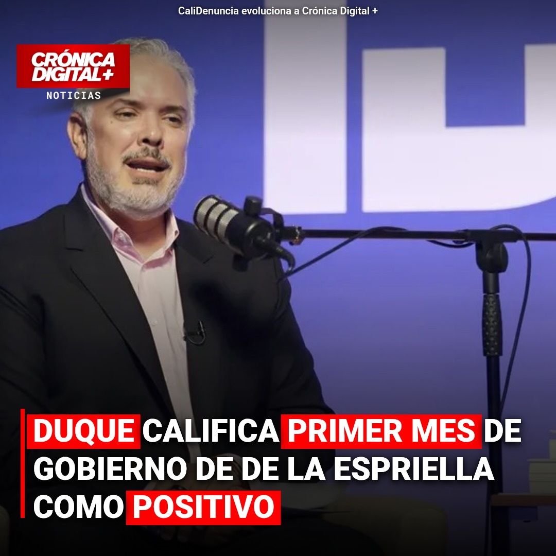 Duque elogia gestión de De la Espriella en su primer mes de gobierno