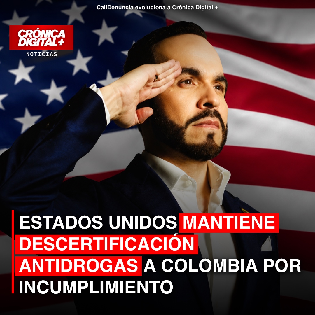 EE. UU. reitera descertificación antidrogas a Colombia; asistencia continúa