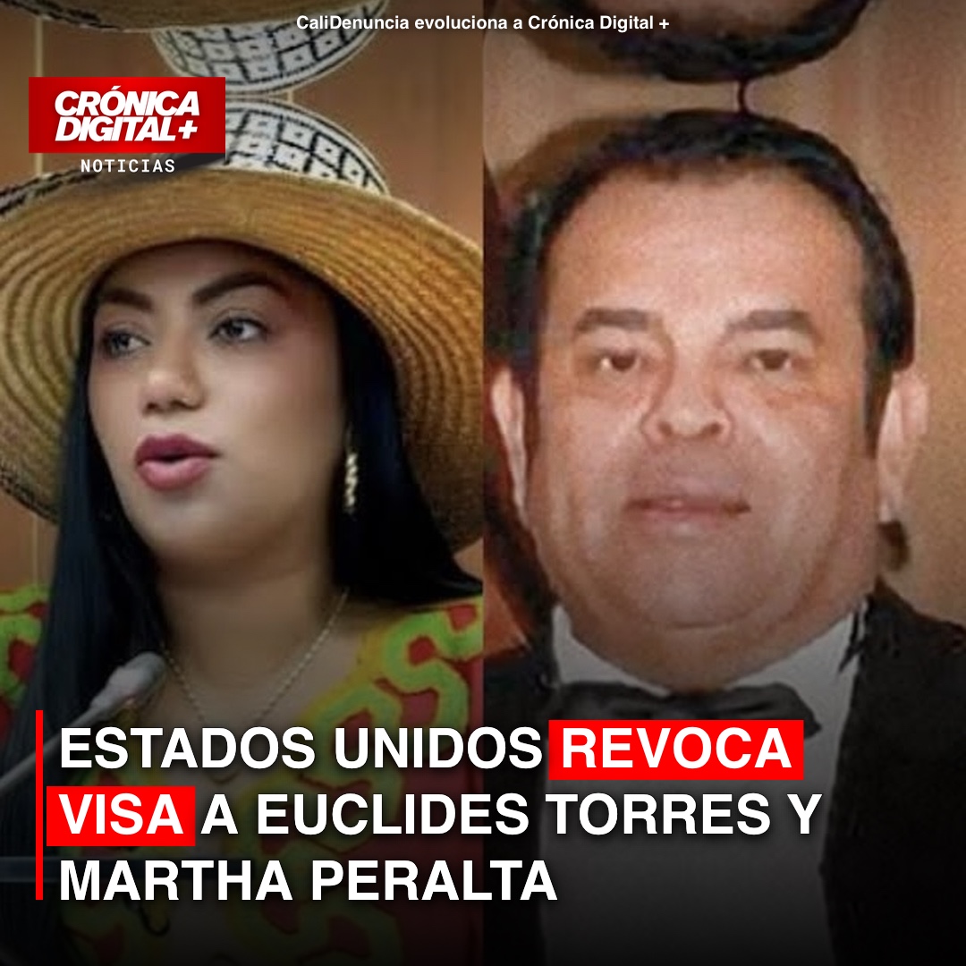 EE. UU. revoca visas a Euclides Torres y la senadora Martha Peralta