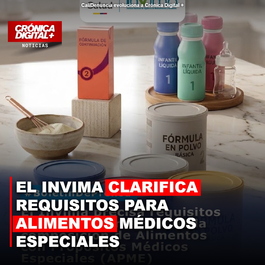 El Invima clarifica requisitos para Alimentos Médicos Especiales