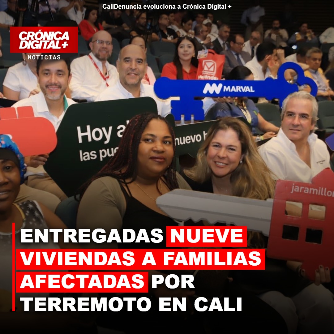 Entregadas Nueve viviendas a familias afectadas por terremoto en Cali