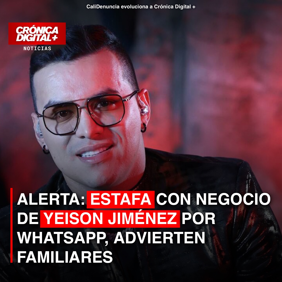 Estafa digital: Clonación de negocio de Yeison Jiménez por WhatsApp