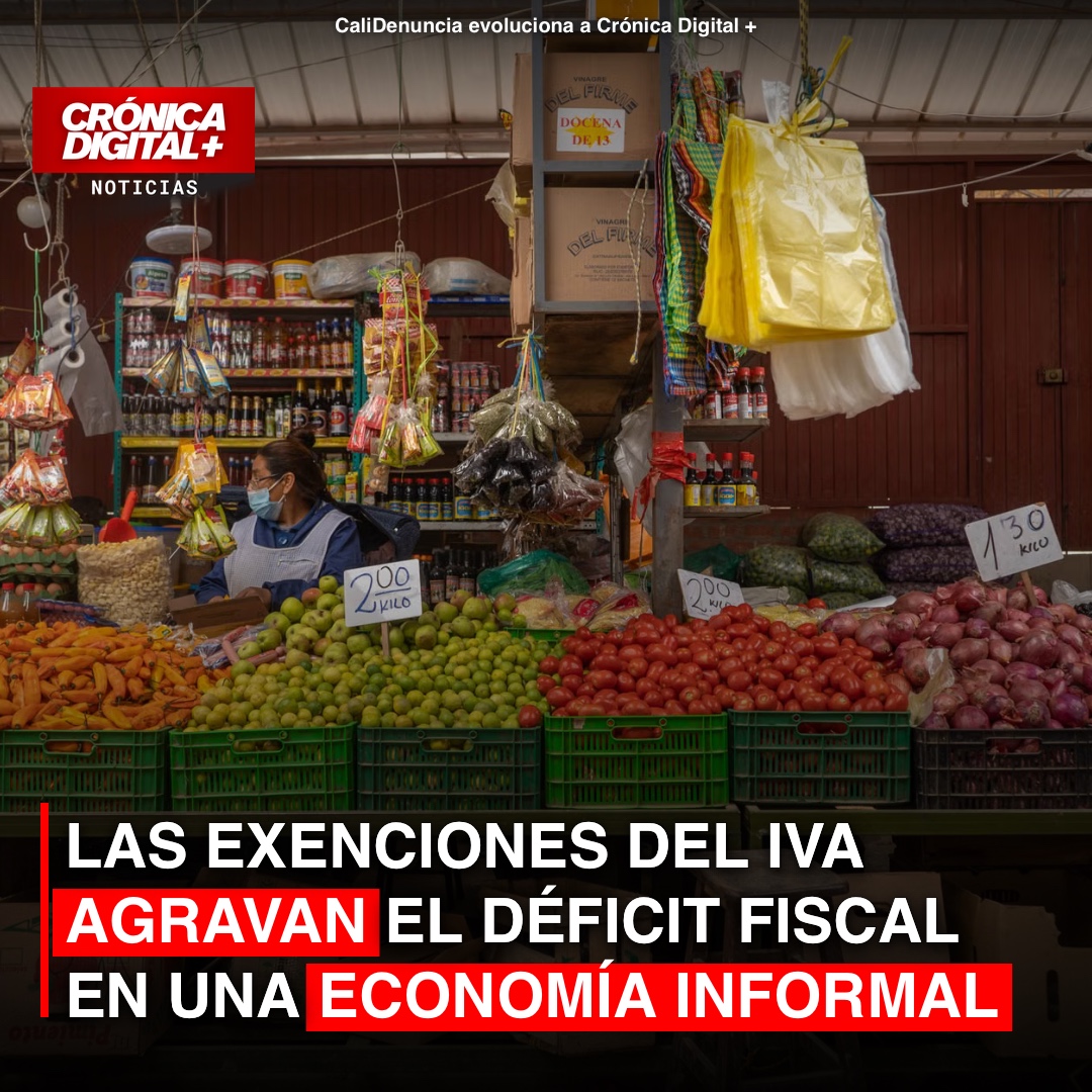 Exenciones del IVA profundizan déficit fiscal colombiano