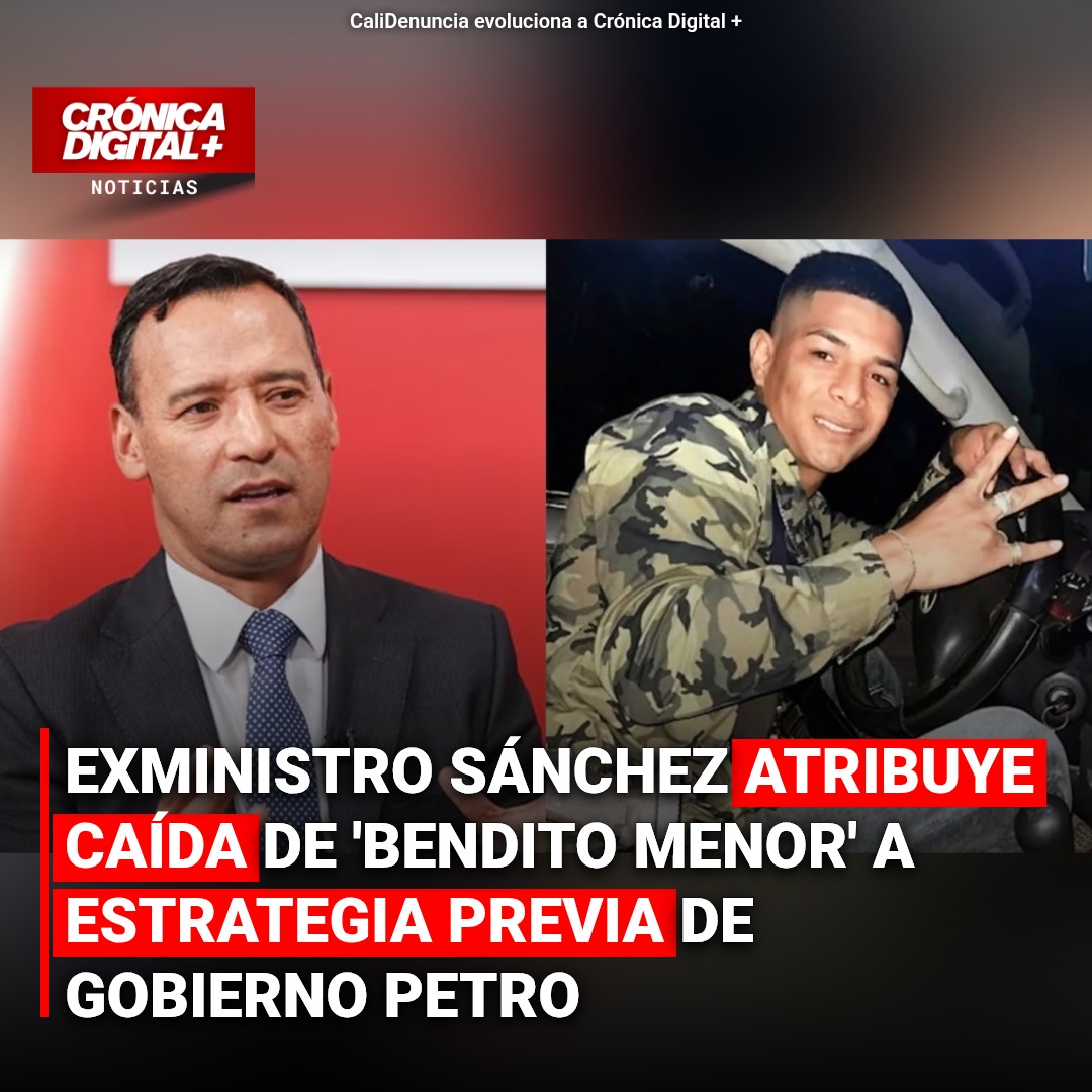 Exministro Sánchez: Estrategia Petro debilitó a ‘Bendito Menor’