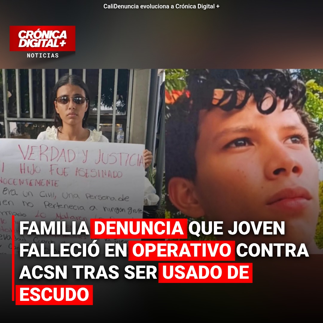 Familia denuncia uso de joven como escudo en operativo contra ACSN
