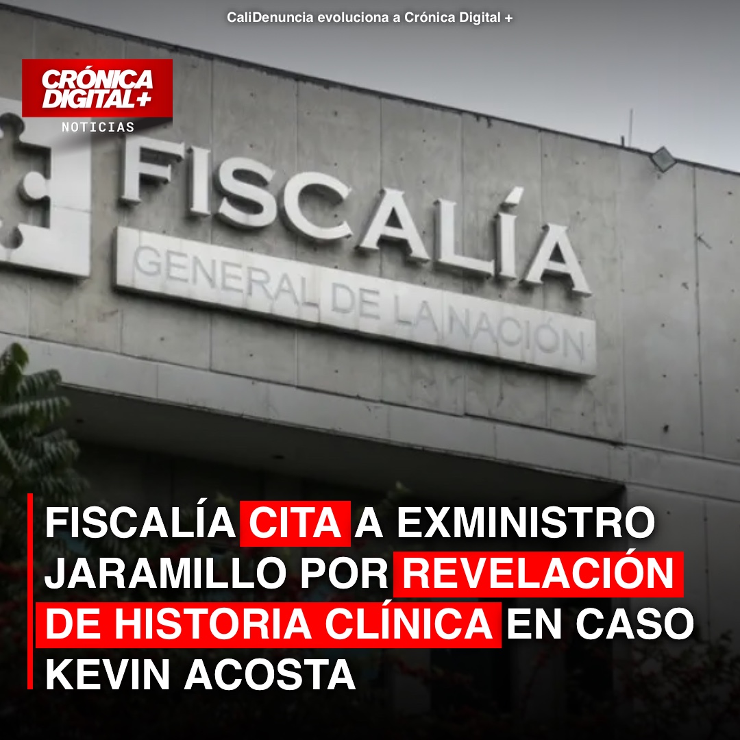 Fiscalía cita a exministro Jaramillo por revelación de historia clínica de Kevin Acosta