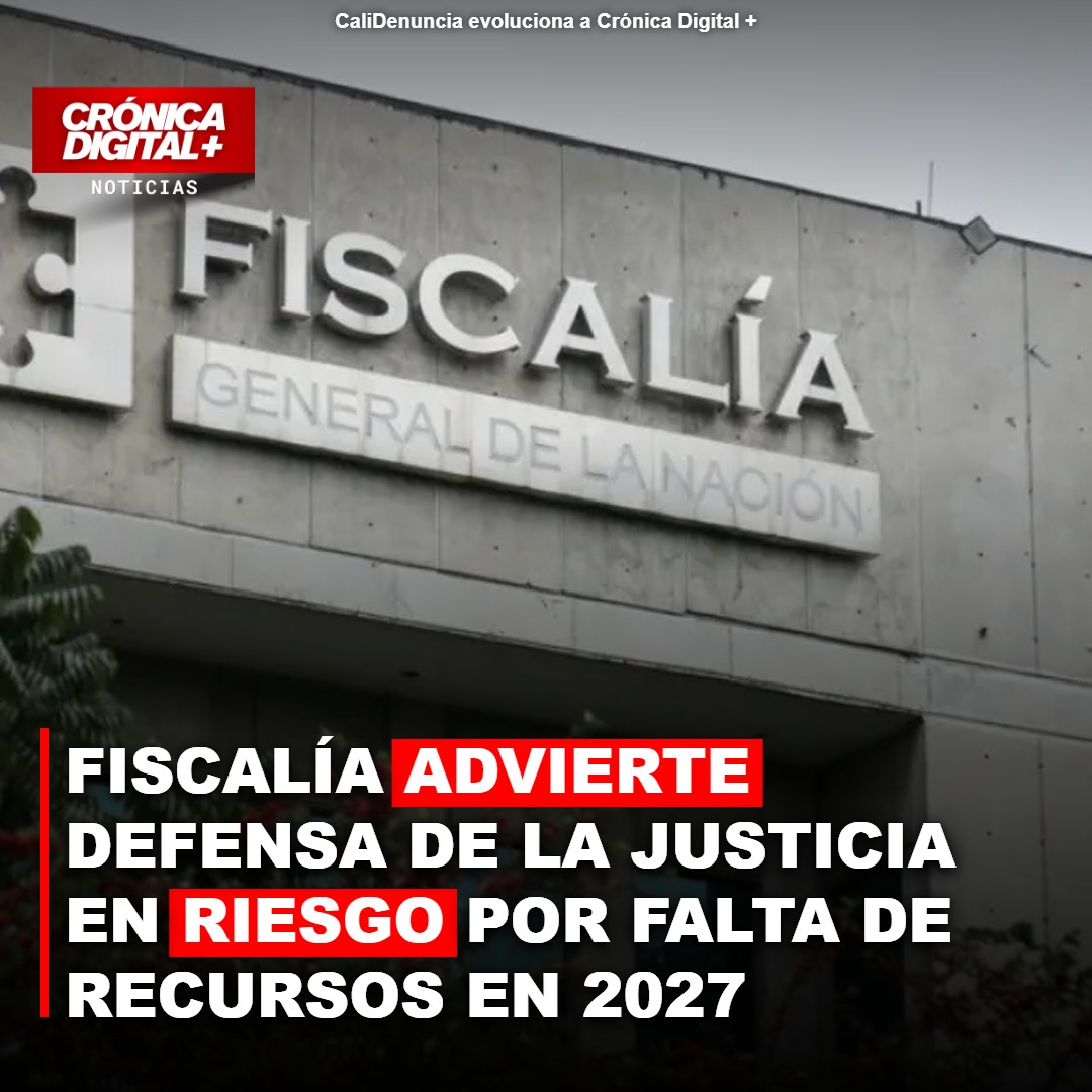 Fiscalía General: Recursos insuficientes comprometen justicia desde 2027