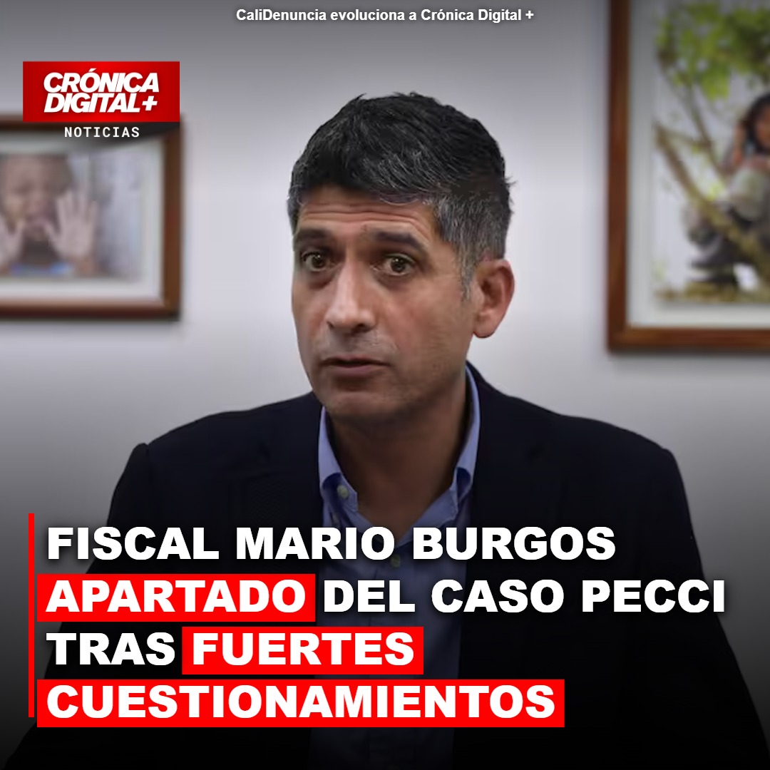 Fiscal Burgos apartado del caso Pecci tras serias denuncias