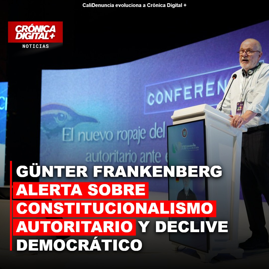 Günter Frankenberg alerta sobre constitucionalismo autoritario y declive democrático