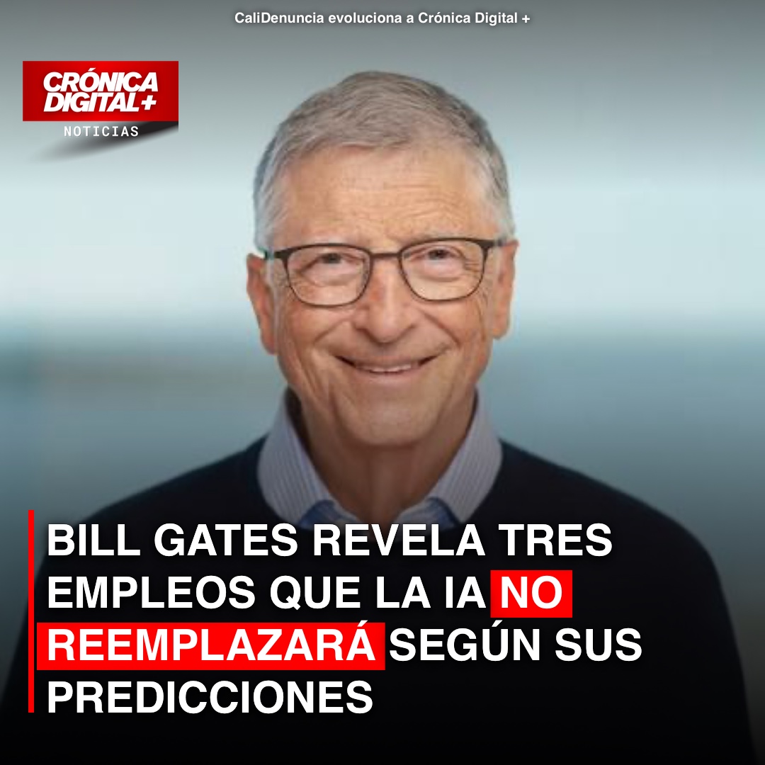 Gates predice tres roles laborales inmunes a la IA
