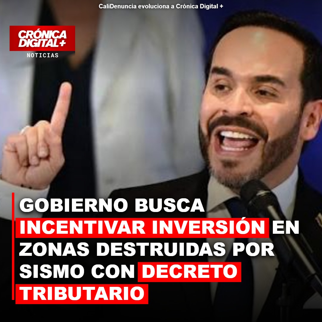 Gobierno activa régimen tributario excepcional para reconstruir zonas de sismo