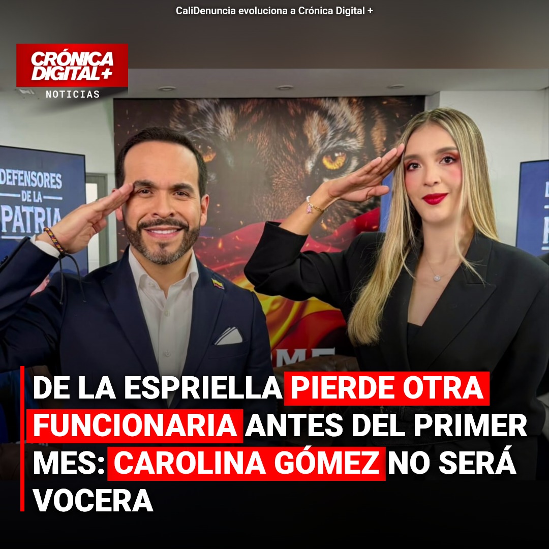 Gobierno De la Espriella: otra baja clave antes de cumplir el mes