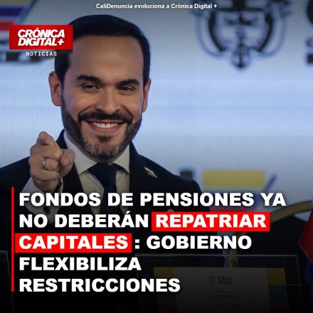 Gobierno flexibiliza inversión exterior de fondos de pensiones en Colombia