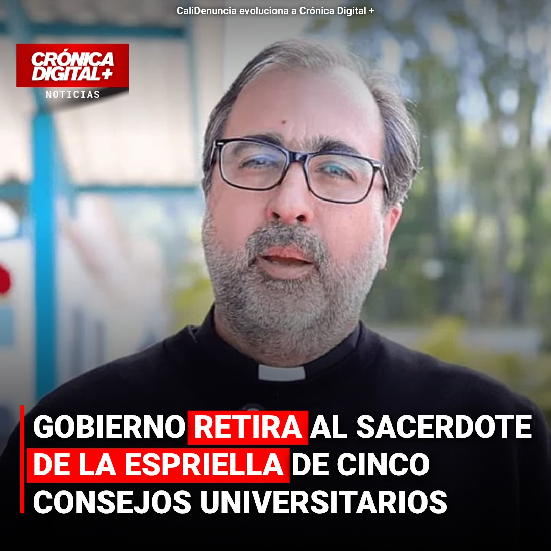 Gobierno retira a sacerdote De la Espriella de cinco consejos universitarios