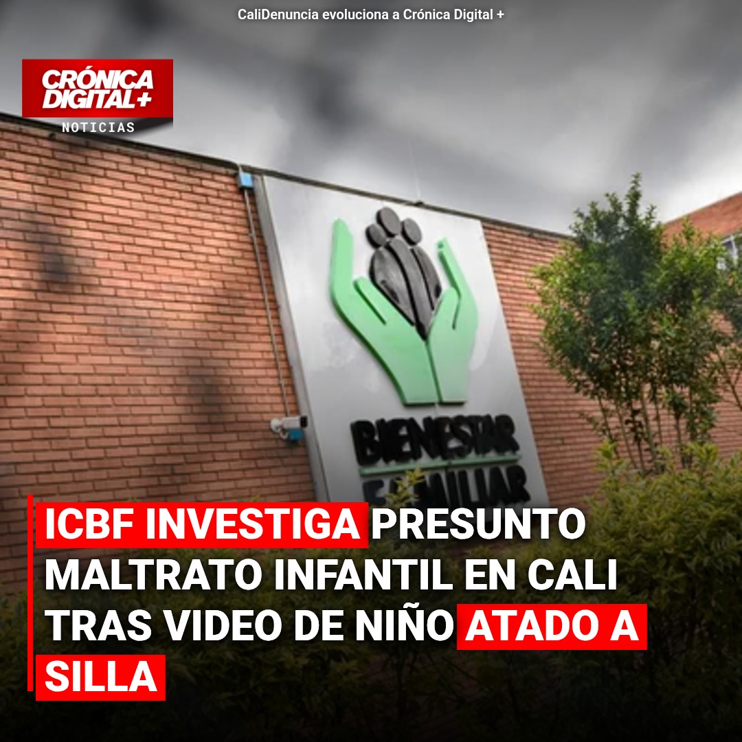 ICBF investiga a centro privado en Cali por niño atado a silla