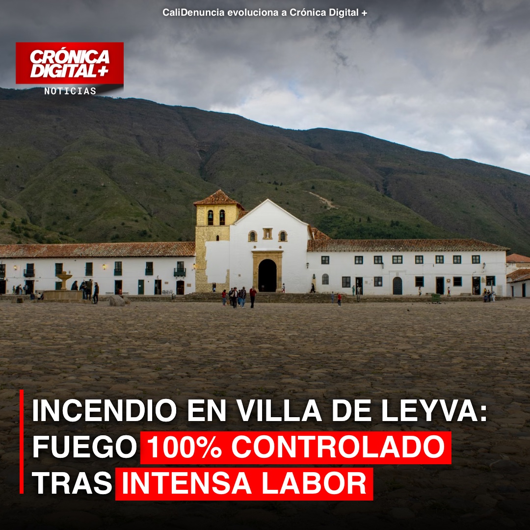 Incendio en Villa de Leyva: Fuego 100% controlado tras intensa labor
