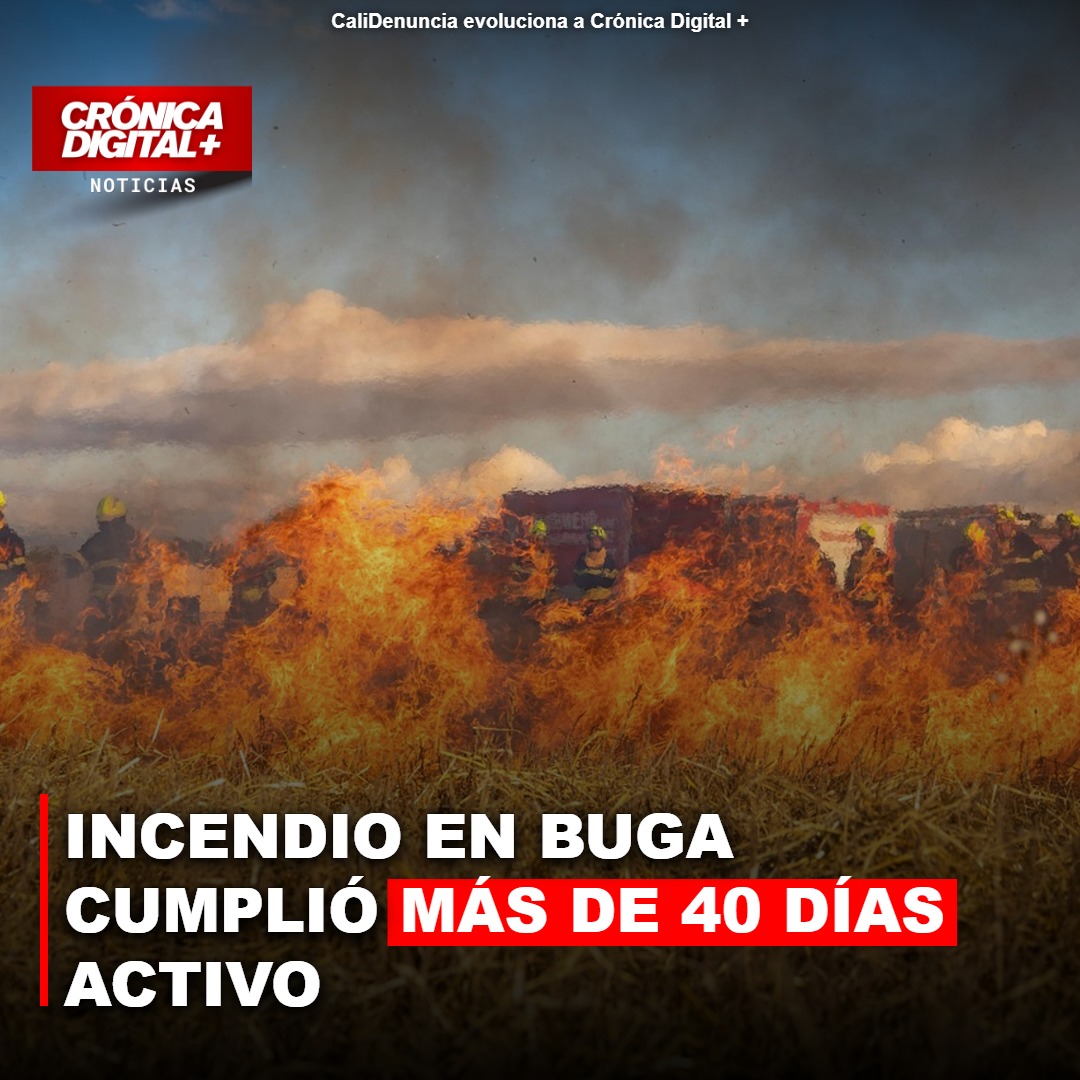Incendio forestal en Buga supera los 40 días activo