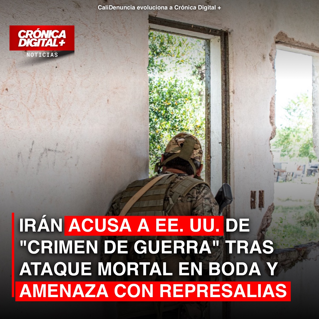 Irán Tilda Ataque en Boda de «Crimen de Guerra» y Advierte Represalias a EE. UU.