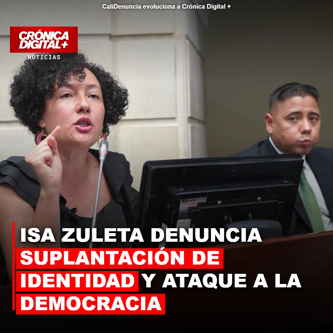Isa Zuleta denuncia suplantación de identidad y ataque a la democracia