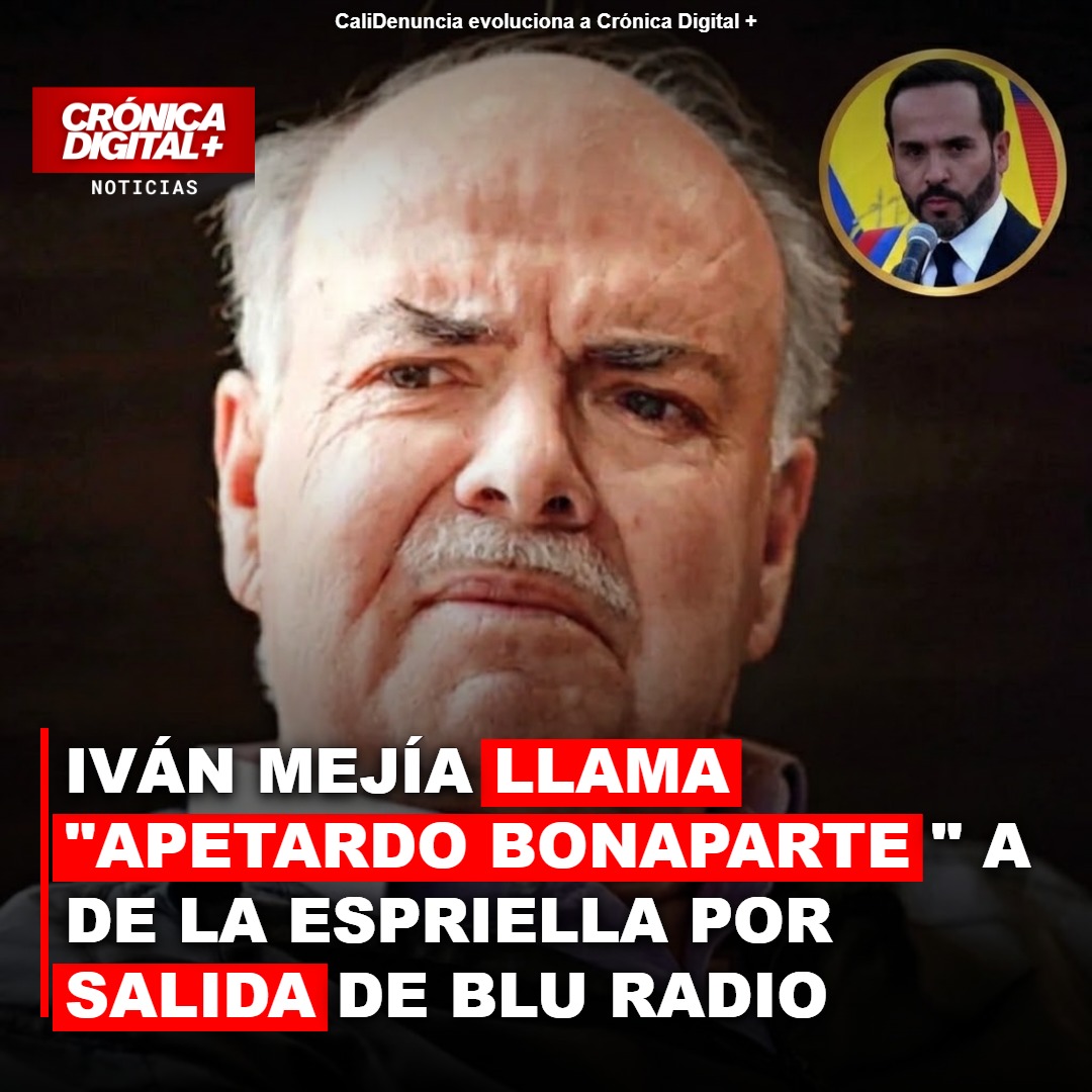 Iván Mejía predice «días difíciles» para Colombia tras cambios en Blu Radio