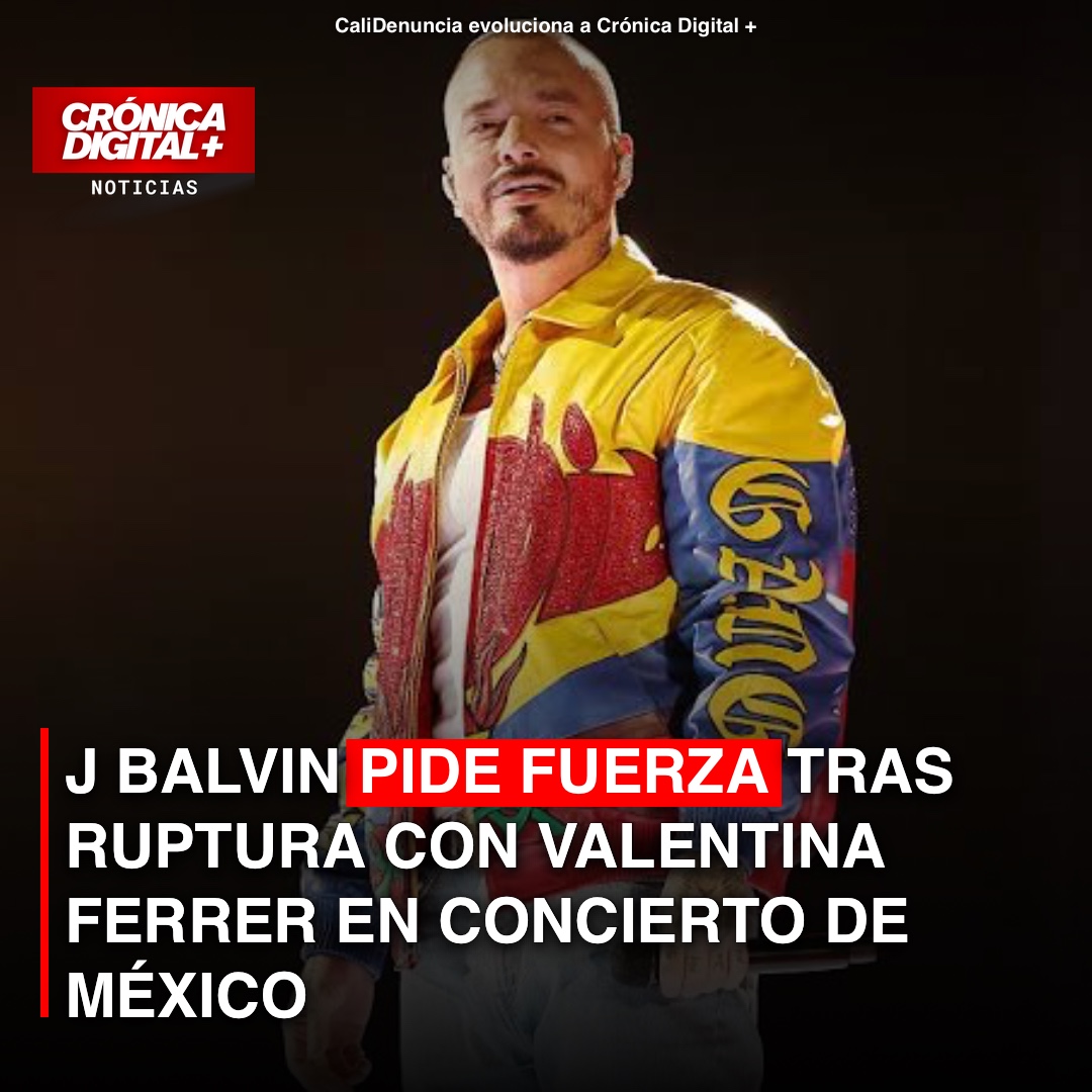 J Balvin reflexiona sobre «fuerza» tras separación de Valentina Ferrer